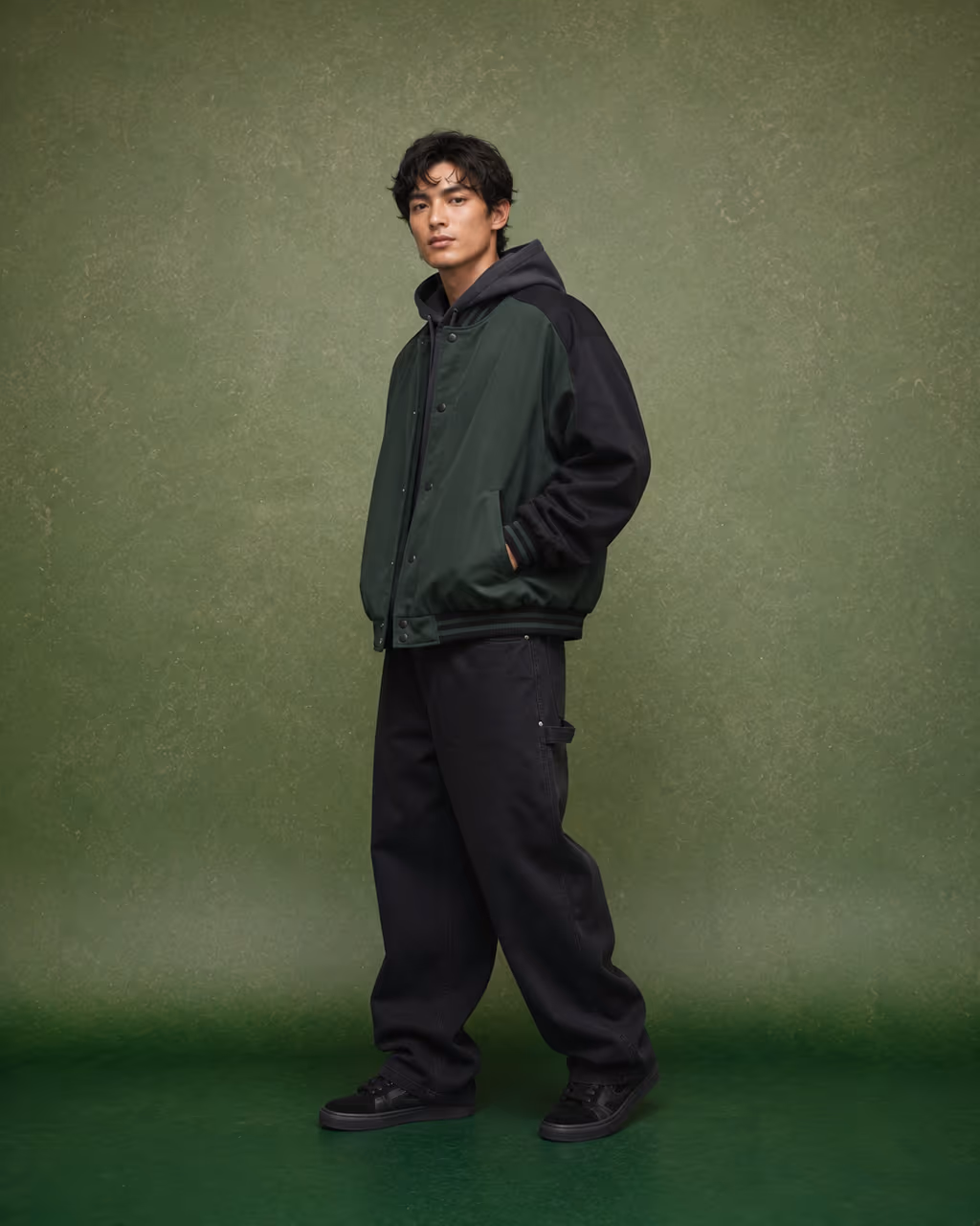 Green Room Varsity Jacket